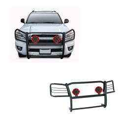Black Horse Off Road - Black Horse 17TU26MA-PLR Black Grille Guard w/LED for Toyota GX470/4Runner - Image 1
