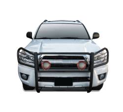 Black Horse Off Road - Black Horse 17TU26MA-PLFR Black Grille Guard w/LED for Toyota GX470/4Runner - Image 2