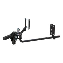 CURT - CURT 17599 TruTrack Round Bar Weight Distribution Hitch w/2x Sway Control 5-8K - Image 1