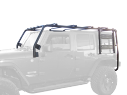 Body Armor 4x4 - Body Armor JK-712 Door Frame Crossbars Rails BOX 2 OF 2 for 07-18 Jeep 4DR - Image 2