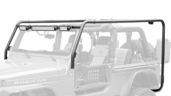 Body Armor 4x4 - Body Armor JK-712 Door Frame Crossbars Rails BOX 2 OF 2 for 07-18 Jeep 4DR - Image 1
