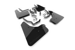 Rally Armor - Rally Armor MF148-UR-BLK-MBK Black Mud Flap/Metallic Black Logo - Image 1