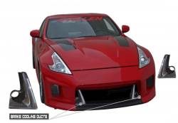 Stillen - Stillen KB111216 Brake Cooling Duct Inserts Fangs for 09-20 Nissan 370Z/Z34 - Image 4