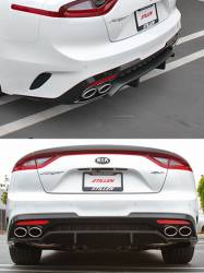 Stillen - Stillen KB26002 Unpainted Rear Bumper Valance Diffuser for 18-21 Kia Stinger GT - Image 1