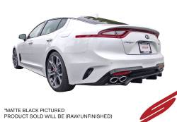 Stillen - Stillen KB26002 Unpainted Rear Bumper Valance Diffuser for 18-21 Kia Stinger GT - Image 2