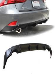 Stillen - Stillen KB31002MB Rear Diffuser Matte Black for 14-16 Lexus IS250/IS350 - Image 1