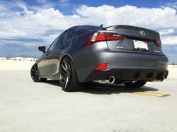 Stillen - Stillen KB31002MB Rear Diffuser Matte Black for 14-16 Lexus IS250/IS350 - Image 4