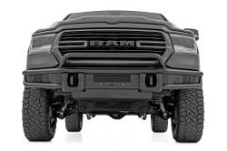 Rough Country Suspension Systems - Rough Country 51214 Tubular Black Front Bumper for 19-24 RAM 1500 2WD/4WD - Image 2