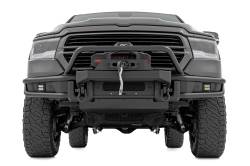 Rough Country Suspension Systems - Rough Country 51214W Tubular Front Winch Bumper Black for 19-24 RAM 1500 - Image 2
