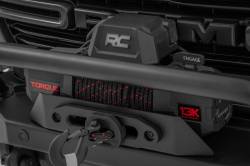 Rough Country Suspension Systems - Rough Country 51214W Tubular Front Winch Bumper Black for 19-24 RAM 1500 - Image 4