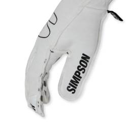 Simpson Safety - Simpson Safety EGZW Racing Gloves Medium Red SFI 3.3/5 - Image 3