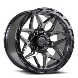 Lock Off-Road - Lock Off-Road LC07 Matrix 20x10 8x6.5/170 18mm Gray/Black MATRIX-2182MGMBR - Image 1