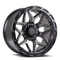 Lock Off-Road - Lock Off-Road LC07 Matrix 20x9 5x5.0/5.5 0mm Matte Gray/Black MATRIX-2921MGMBR - Image 1