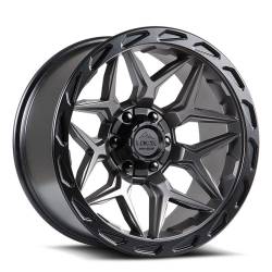 Lock Off-Road - Lock Off-Road MATRIX-7936MGMBR LC07 Matrix 17x9 6x5.5/135 0mm Matte Gray/Black - Image 1