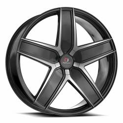 Cavallo - Cavallo Wheel CLV-31 18x8 4x100/4.5 35mm Black/Machined CLV-31188041001143+35BM - Image 1