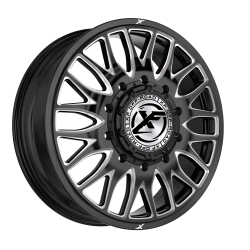 XF Dually - XF Dually Wheel XF-240 26x8.25 10x225 110mm Black/Machined 240F268265110GBM - Image 1