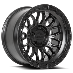 Lock Off-Road - Lock Off-Road LC08 Combat 17x9 5x5.0 1mm Matte Black/Black COMBAT-7957MB - Image 1