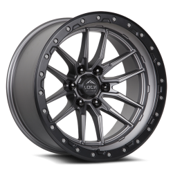 Lock Off-Road - Lock Off-Road KRAWLER-179063MGMBR LC06 Krawler 17x9 6x135 1mm Matte Gray/Black - Image 1