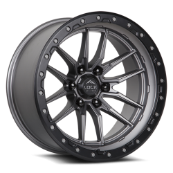 Lock Off-Road - Lock Off-Road Wheel KRAWLER-2169MGMBR KRAWLER 20X10 6x5.5 -18mm Gray - Image 1