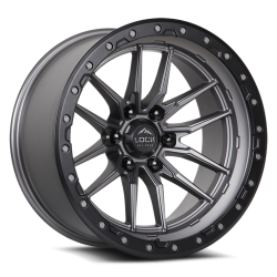 Lock Off-Road - Lock Off-Road KRAWLER-2186MGMBR Krawler 20X10 8x6.5 -18mm Gray - Image 1
