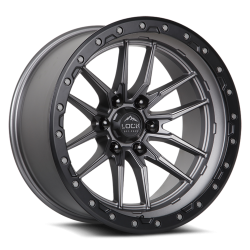 Lock Off-Road - Lock Off-Road Wheel KRAWLER-2187MGMBR Krawler 20x10 8x170 -18mm Gray - Image 1
