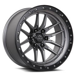 Lock Off-Road - Lock Off-Road KRAWLER-2969MGMBR LC06 Krawler 20x9 6x5.5 0mm Matte Gray/Black - Image 1