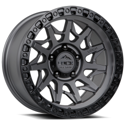 Lock Off-Road - Lock Off-Road LC01 Lunatic 20x9 6x5.5 0mm Matte Gray/Black LUNATIC-2969MGMBR - Image 1