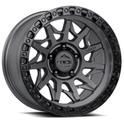 Lock Off-Road - Lock Off-Road LUNATIC-8969MGMBR1 LC01 Lunatic 18x9 6x5.5 1mm Matte Gray/Black - Image 1