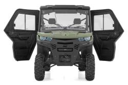 Rough Country Suspension Systems - Rough Country 97100 UTV Front Side Doors 2-Seat Black for Defender HD5/7/8/9/10 - Image 2