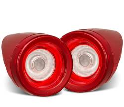 AlphaRex - AlphaRex 668002 Red Clear Prismatic LED Taillights for 10-15 Ferrari 458 Italia - Image 1