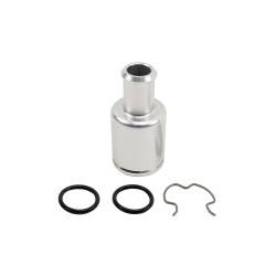Wehrli Custom Fabrication - Wehrli WCF100155 Fitting Kit GM Heater Core Quick Connect Straight Billet - Image 1