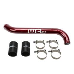 Wehrli Custom Fabrication - Wehrli WCF100696-GW Upper Coolant Pipe for 11-16 Duramax LML Gloss White - Image 1