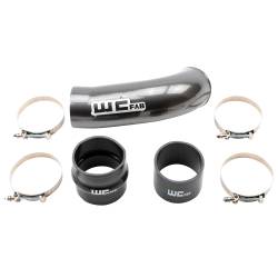 Wehrli Custom Fabrication - Wehrli WCF100720-GB Intake Resonator Pipe 4" 20-25 Duramax L5P OEM Air Box Black - Image 1