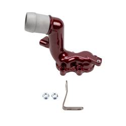 Wehrli Custom Fabrication - Wehrli WCF100176-RED Thermostat Housing for LML Duramax Red - Image 1