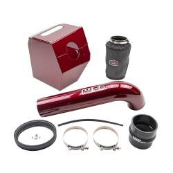 Wehrli Custom Fabrication - Wehrli WCF100344 Red 4" Intake Kit for 17-19 Duramax L5P Red - Image 1