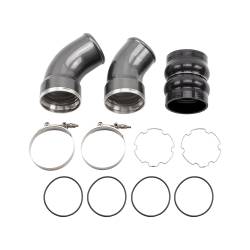 Wehrli Custom Fabrication - Wehrli WCF100367-GB Passenger 3.5" Intercooler Pipe for 06-10 Duramax LBZ/LMM G - Image 1
