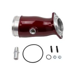 Wehrli Custom Fabrication - Wehrli WCF100775-RED Intake Horn High Flow for 17-24 Duramax L5P Red - Image 1