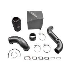 Wehrli Custom Fabrication - Wehrli WCF100304-GB Intake Kit Stage-2 4" for 11-16 Duramax LML Gloss Black - Image 1