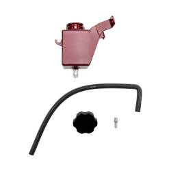 Wehrli Custom Fabrication - Wehrli WCF100224-Red Auxiliary Coolant Tank Kit for 20-25 Duramax L5P Red - Image 1