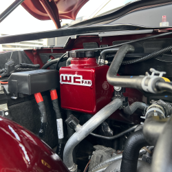 Wehrli Custom Fabrication - Wehrli WCF100284-RED Coolant Tank OEM Placement for 19-24 Cummins 6.7L Red - Image 2