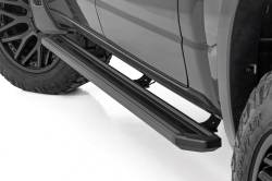 Rough Country Suspension Systems - Rough Country LED Backlit Running Boards Black for 19-25 RAM 1500 Crew 55004 - Image 2
