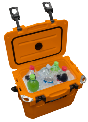 Mile Marker - Mile Marker 30111 10QT Big Chill Cooler Orange - Image 2
