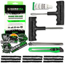 Rhino USA - Rhino USA RNO-PLUG-PACK 14-piece Compact Tire Repair Plug Kit - Image 1