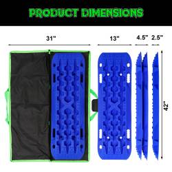 Rhino USA - Rhino USA RG-TB42X13-BLU Recovery Traction Boards Blue Pair - Image 2