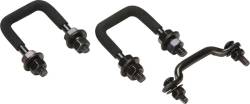 Kentrol - Kentrol 50411 Black Windshield Tie Down Kit for 55-86 Jeep CJ - Image 1