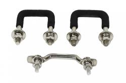 Kentrol - Kentrol 30411 Polished Windshield Tie Down Kit for 55-86 Jeep CJ - Image 2