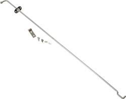 Kentrol - Kentrol 30523 Polished Hood Prop Rod for 72-86 Jeep CJ - Image 1
