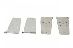 Kentrol - Kentrol 30420 Polished Door Hinge Set 4pc for 76-93 Jeep Wrangler CJ & YJ - Image 2