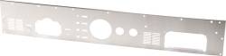 Kentrol - Kentrol 30562 Brushed Silver Dash Panel w/o Radio Opening for 76-86 Jeep CJ - Image 1