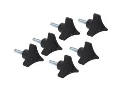 Kentrol - Kentrol 70006 Black 6PC Hardtop Screws for 97-02 Jeep Wrangler TJ - Image 2
